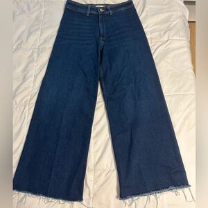 High wasted wide leg Zara jeans